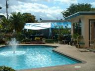 Looking south from north side of pool