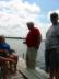Ruth Ann, Don, and Arlen on the dock