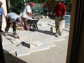 Brazilian tile crew